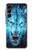 S0752 Blue Fire Grim Wolf Case For Samsung Galaxy A16 5G