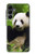 S1073 Panda Enjoy Eating Case For Samsung Galaxy A16 5G