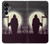 S3262 Grim Reaper Night Moon Cemetery Case For Samsung Galaxy A16 5G