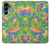 S3273 Flower Line Art Pattern Case For Samsung Galaxy A16 5G