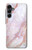 S3482 Soft Pink Marble Graphic Print Case For Samsung Galaxy A16 5G