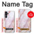 S3482 Soft Pink Marble Graphic Print Case For Samsung Galaxy A16 5G