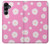 S3500 Pink Floral Pattern Case For Samsung Galaxy A16 5G