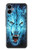 S0752 Blue Fire Grim Wolf Case For Samsung Galaxy A06