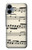 S3082 Music Sheet Case For Samsung Galaxy A06