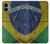 S3297 Brazil Flag Vintage Football Graphic Case For Samsung Galaxy A06