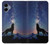 S3555 Wolf Howling Million Star Case For Samsung Galaxy A06