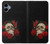 S3753 Dark Gothic Goth Skull Roses Case For Samsung Galaxy A06