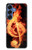 S0493 Music Note Burn Case For Samsung Galaxy S25