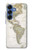 S0604 World Map Case For Samsung Galaxy S25