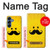S1145 Yellow Mustache Sun Case For Samsung Galaxy S25 S1145 Yellow Mustache Sun Case For Samsung Galaxy S25