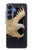 S1383 Paper Sculpture Eagle Case For Samsung Galaxy S25
