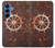 S2766 Ship Wheel Rusty Texture Case For Samsung Galaxy S25