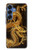 S2804 Chinese Gold Dragon Printed Case For Samsung Galaxy S25