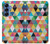 S3049 Triangles Vibrant Colors Case For Samsung Galaxy S25