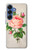 S3079 Vintage Pink Rose Case For Samsung Galaxy S25