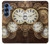S3172 Gold Clock Live Case For Samsung Galaxy S25