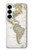 S0604 World Map Case For Samsung Galaxy S25 Plus