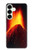 S0745 Volcano Lava Case For Samsung Galaxy S25 Plus