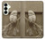 S1386 Paper Sculpture Owl Case For Samsung Galaxy S25 Plus