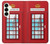 S2059 England British Telephone Box Minimalist Case For Samsung Galaxy S25 Plus
