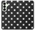 S2299 Black Polka Dots Case For Samsung Galaxy S25 Plus