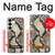 S2703 Snake Skin Texture Graphic Printed Case For Samsung Galaxy S25 Plus