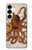 S2801 Vintage Octopus Case For Samsung Galaxy S25 Plus