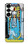 S2837 The High Priestess Vintage Tarot Card Case For Samsung Galaxy S25 Plus