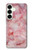 S2843 Pink Marble Texture Case For Samsung Galaxy S25 Plus