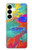 S2942 Brush Stroke Painting Case For Samsung Galaxy S25 Plus