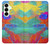 S2942 Brush Stroke Painting Case For Samsung Galaxy S25 Plus