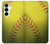 S3031 Yellow Softball Ball Case For Samsung Galaxy S25 Plus