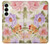 S3035 Sweet Flower Painting Case For Samsung Galaxy S25 Plus