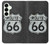 S3207 Route 66 Sign Case For Samsung Galaxy S25 Plus