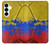 S3306 Colombia Flag Vintage Football Graphic Case For Samsung Galaxy S25 Plus