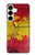 S3315 Spain Flag Vintage Football Graphic Case For Samsung Galaxy S25 Plus