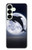S3510 Dolphin Moon Night Case For Samsung Galaxy S25 Plus