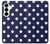 S3533 Blue Polka Dot Case For Samsung Galaxy S25 Plus