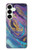 S3676 Colorful Abstract Marble Stone Case For Samsung Galaxy S25 Plus