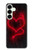 S3682 Devil Heart Case For Samsung Galaxy S25 Plus