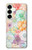 S3705 Pastel Floral Flower Case For Samsung Galaxy S25 Plus