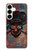 S3895 Pirate Skull Metal Case For Samsung Galaxy S25 Plus