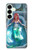 S3911 Cute Little Mermaid Aqua Spa Case For Samsung Galaxy S25 Plus