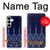 S3950 Textile Thai Blue Pattern Case For Samsung Galaxy S25 Plus