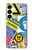 S3960 Safety Signs Sticker Collage Case For Samsung Galaxy S25 Plus