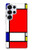 S0157 Composition Red Blue Yellow Case For Samsung Galaxy S25 Ultra