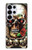 S0753 Skull Wing Rose Punk Case For Samsung Galaxy S25 Ultra