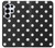 S2299 Black Polka Dots Case For Samsung Galaxy S25 Ultra