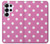 S2358 Pink Polka Dots Case For Samsung Galaxy S25 Ultra